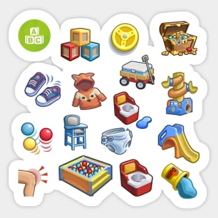 Sims 4 Toddler Stuff Icon Pack Sticker